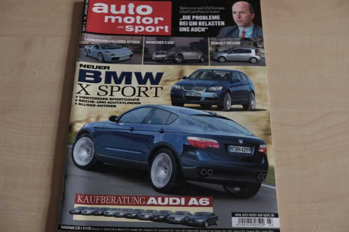 Deckblatt Auto Motor und Sport (03/2006)